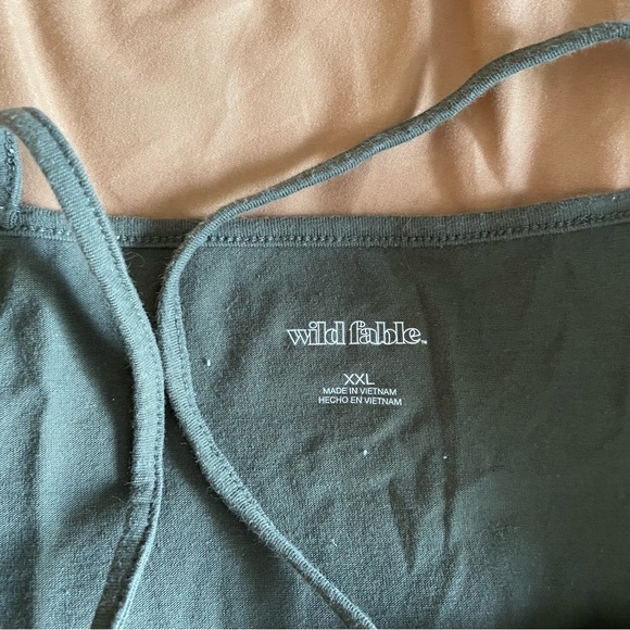 NWOT NEW - WILD FABLE - Green Spaghetti Strap Bralette - Plus Size - Picture 6 of 7